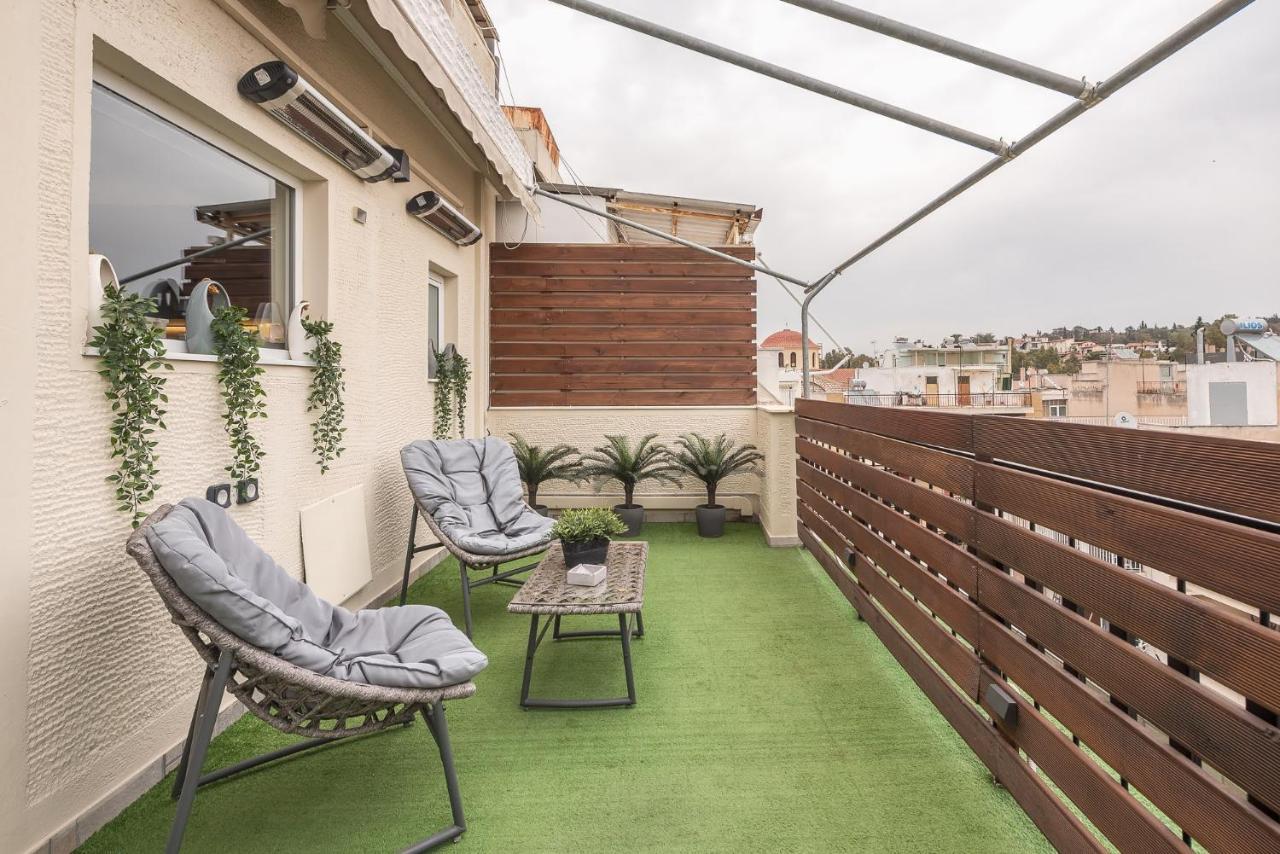 Petralona Stylish Penthouse Apartment Атина Екстериор снимка